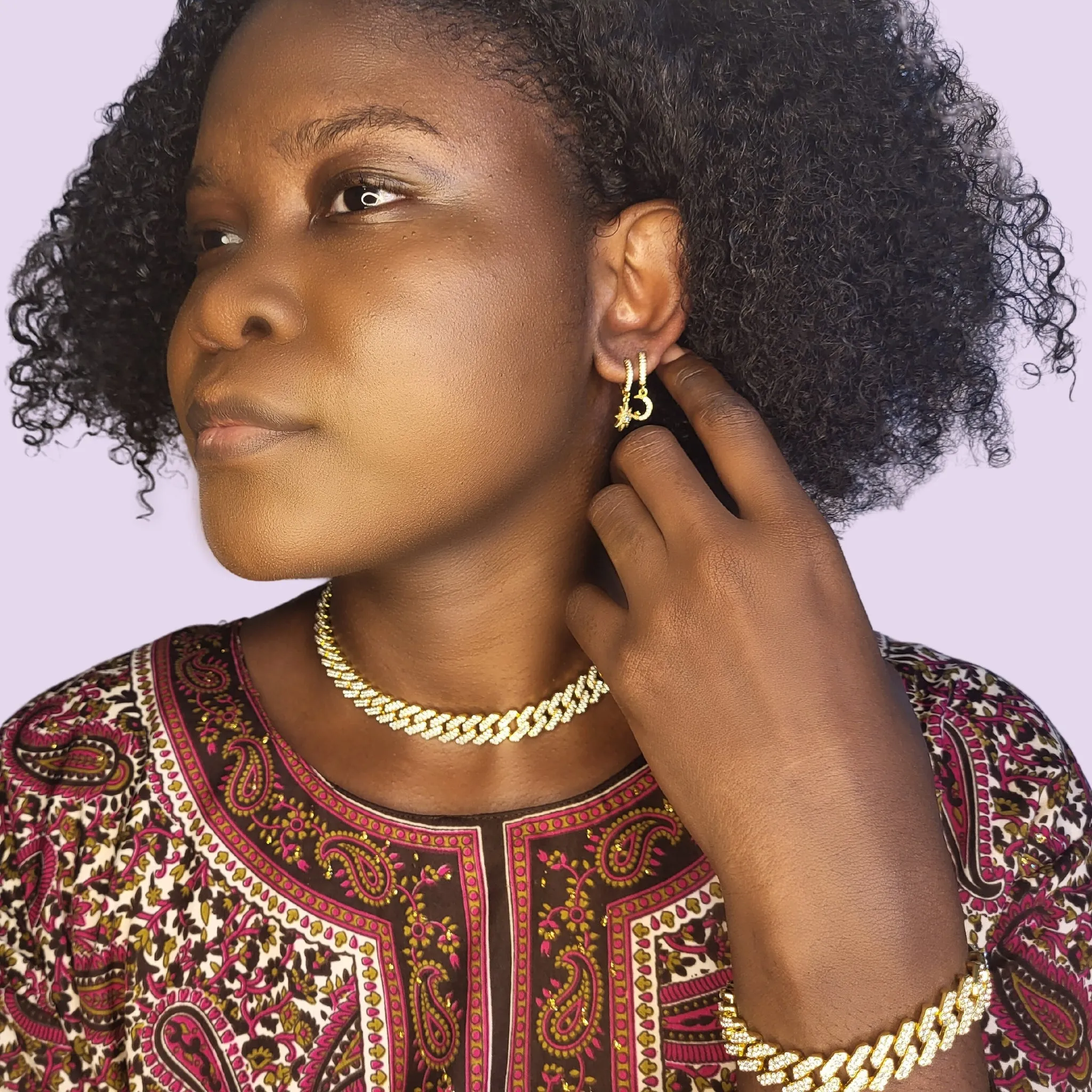 Blinged Out Hip Hop Jewelry