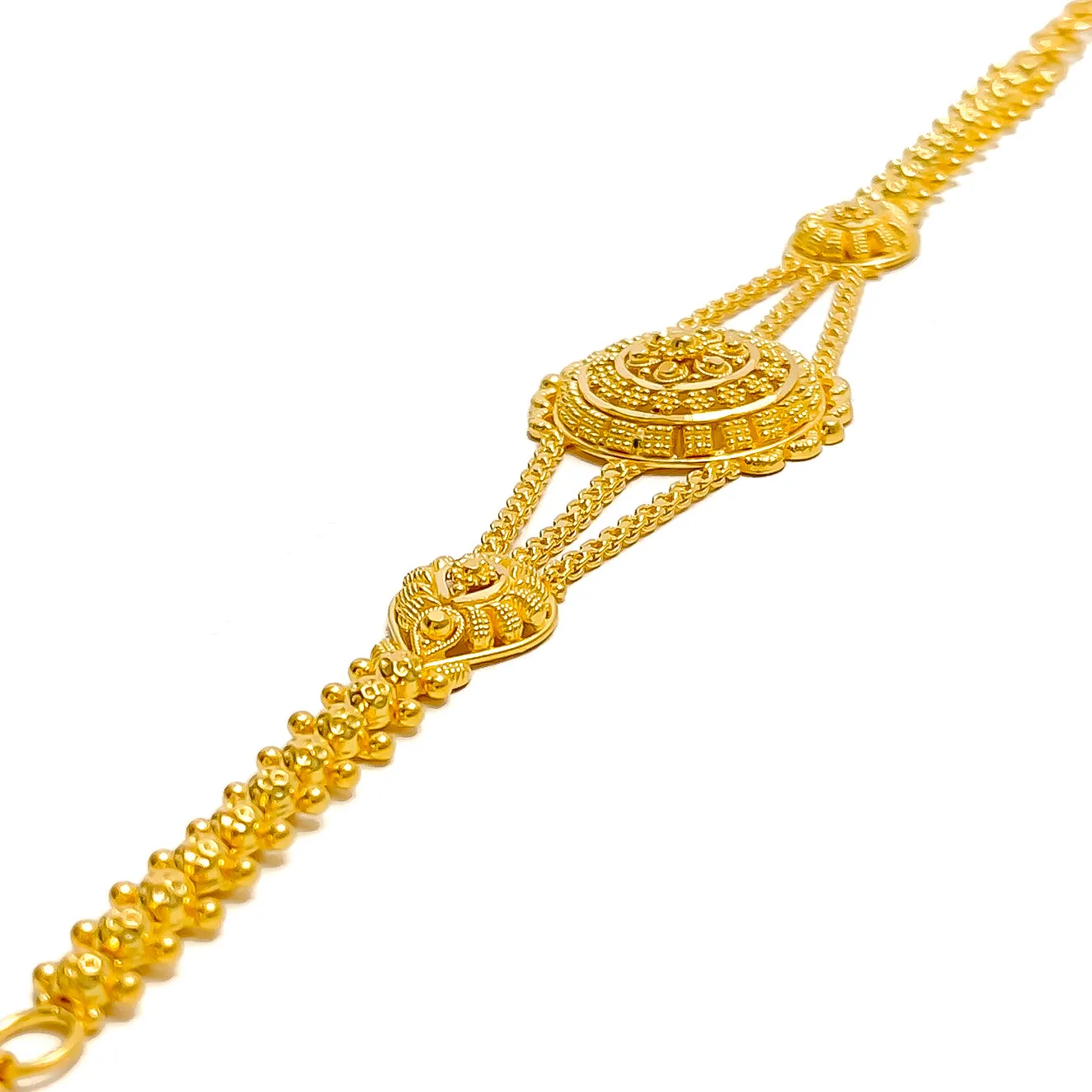 Bold Elegant 22k Gold Bracelet