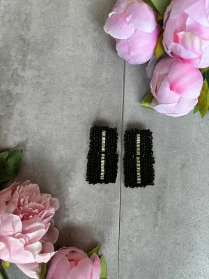 Bridget Earrings in Onyx