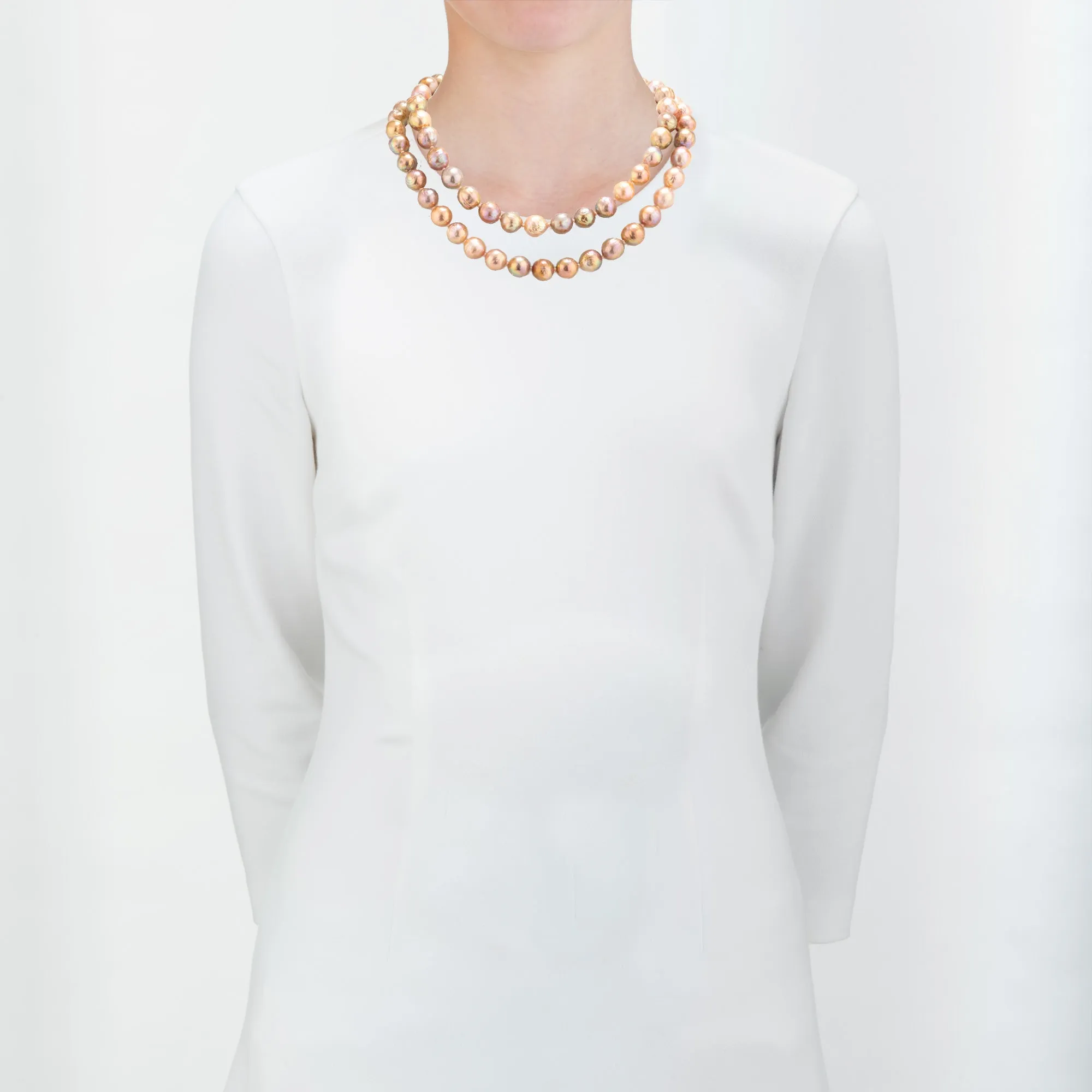 BRONZE 59 pearl necklace