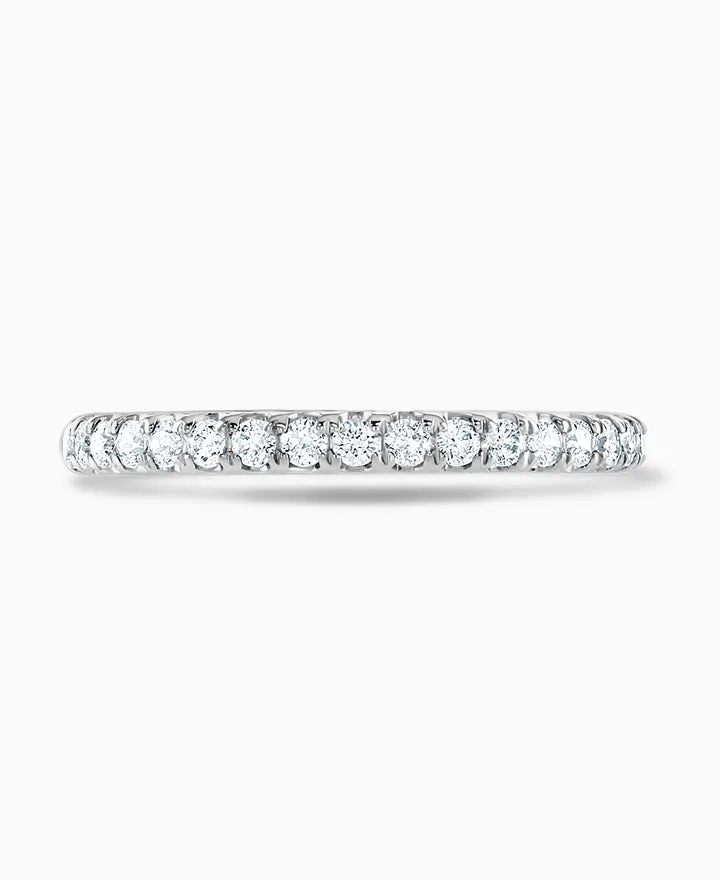 Brown & Newirth Diamond 0.25ct Half Eternity Wedding Band Ring