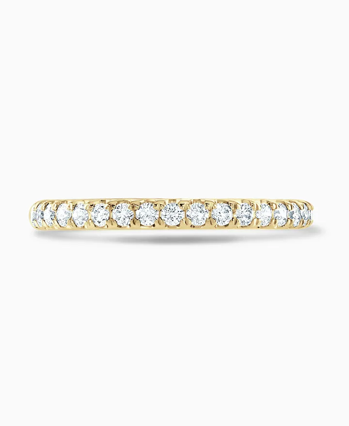 Brown & Newirth Diamond 0.25ct Half Eternity Wedding Band Ring