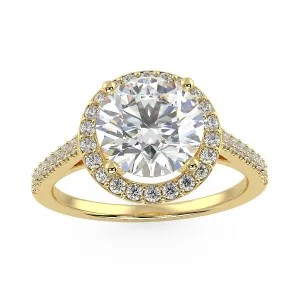 Carina Engagement Ring in Yellow Gold