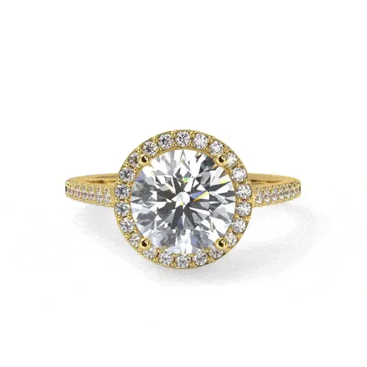Carina Engagement Ring in Yellow Gold