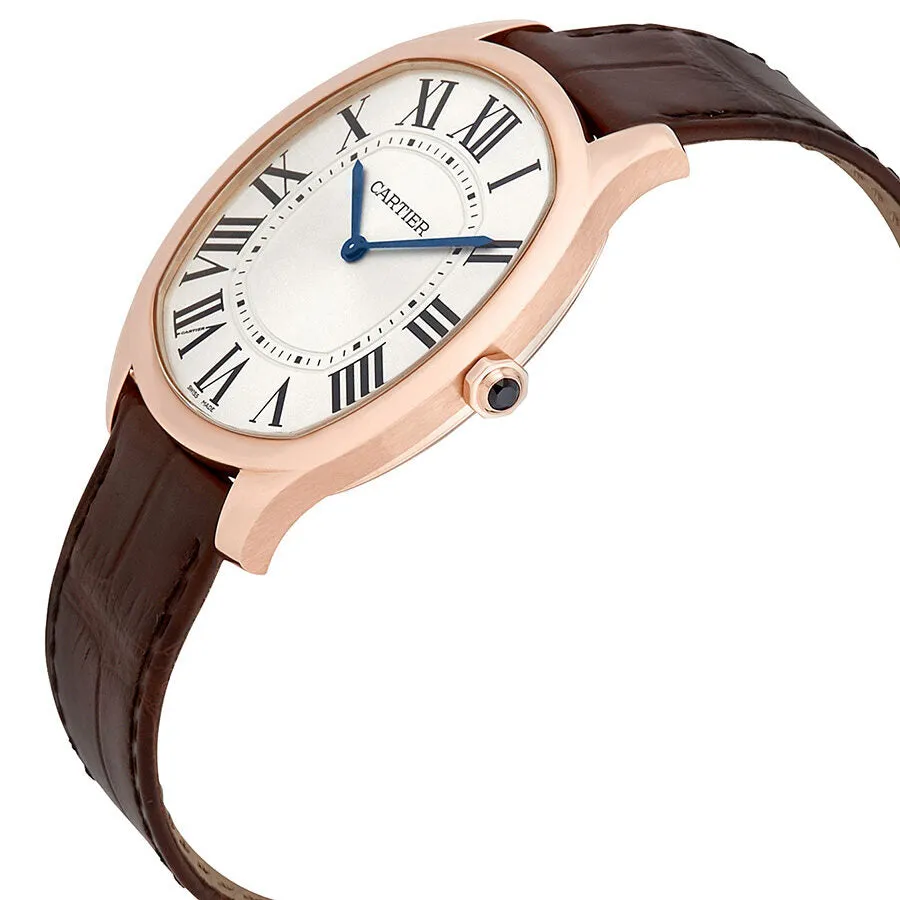 Cartier Drive de Cartier 18kt Rose Gold Extra-Flat Men's Hand Wound Watch WGNM0006