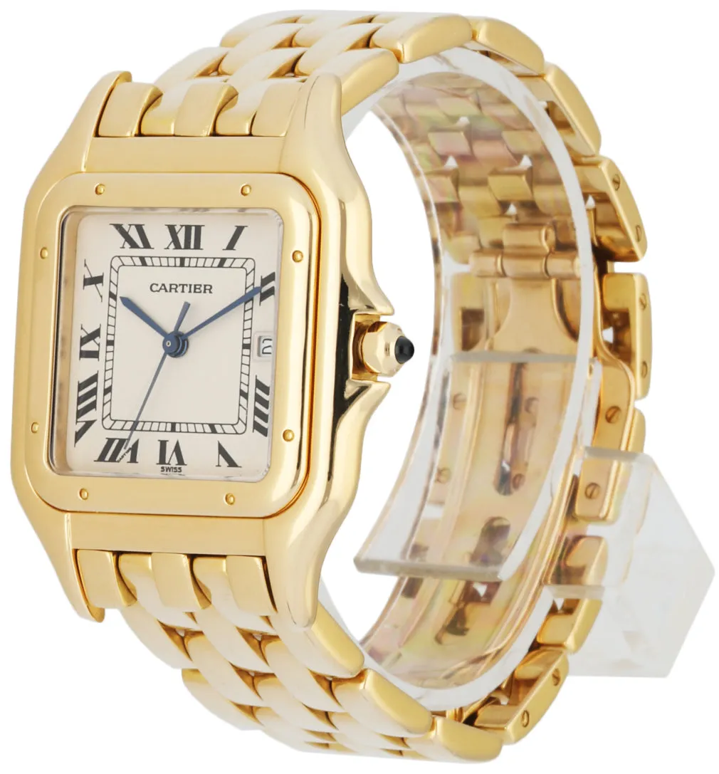 Cartier Panthere Jumbo 18K Yellow Gold Mens Watch