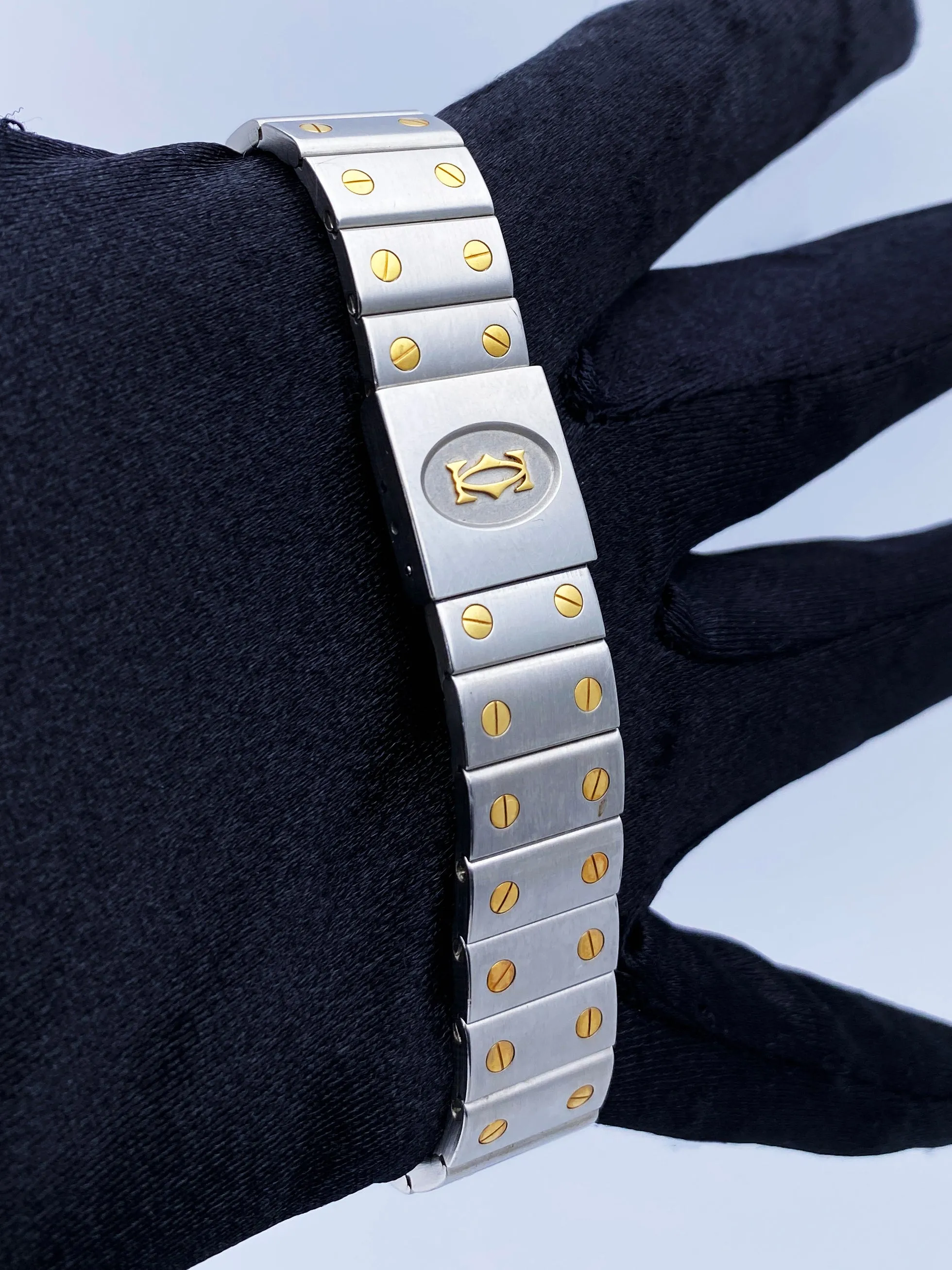 Cartier Santos Galbee 187901 Two Tone Watch