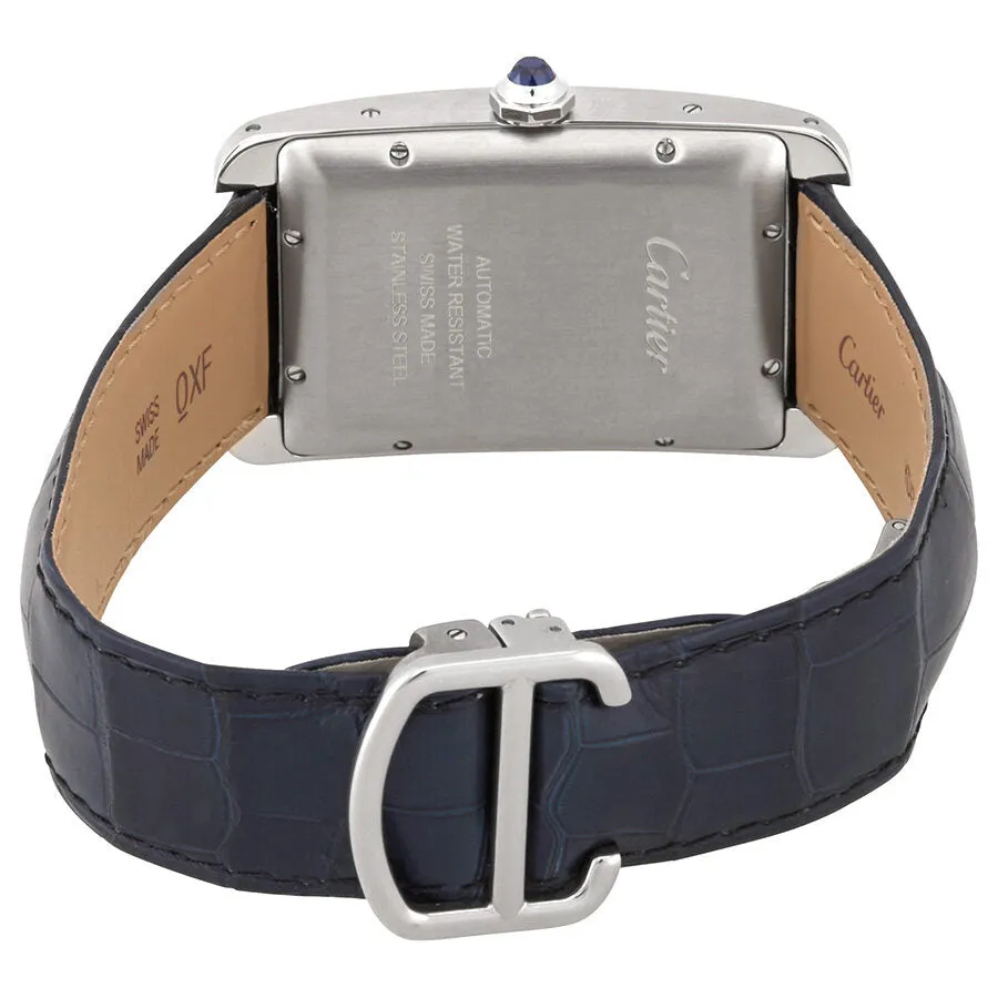 Cartier Tank Americaine Automatic Silver Dial Men's Watch WSTA0018