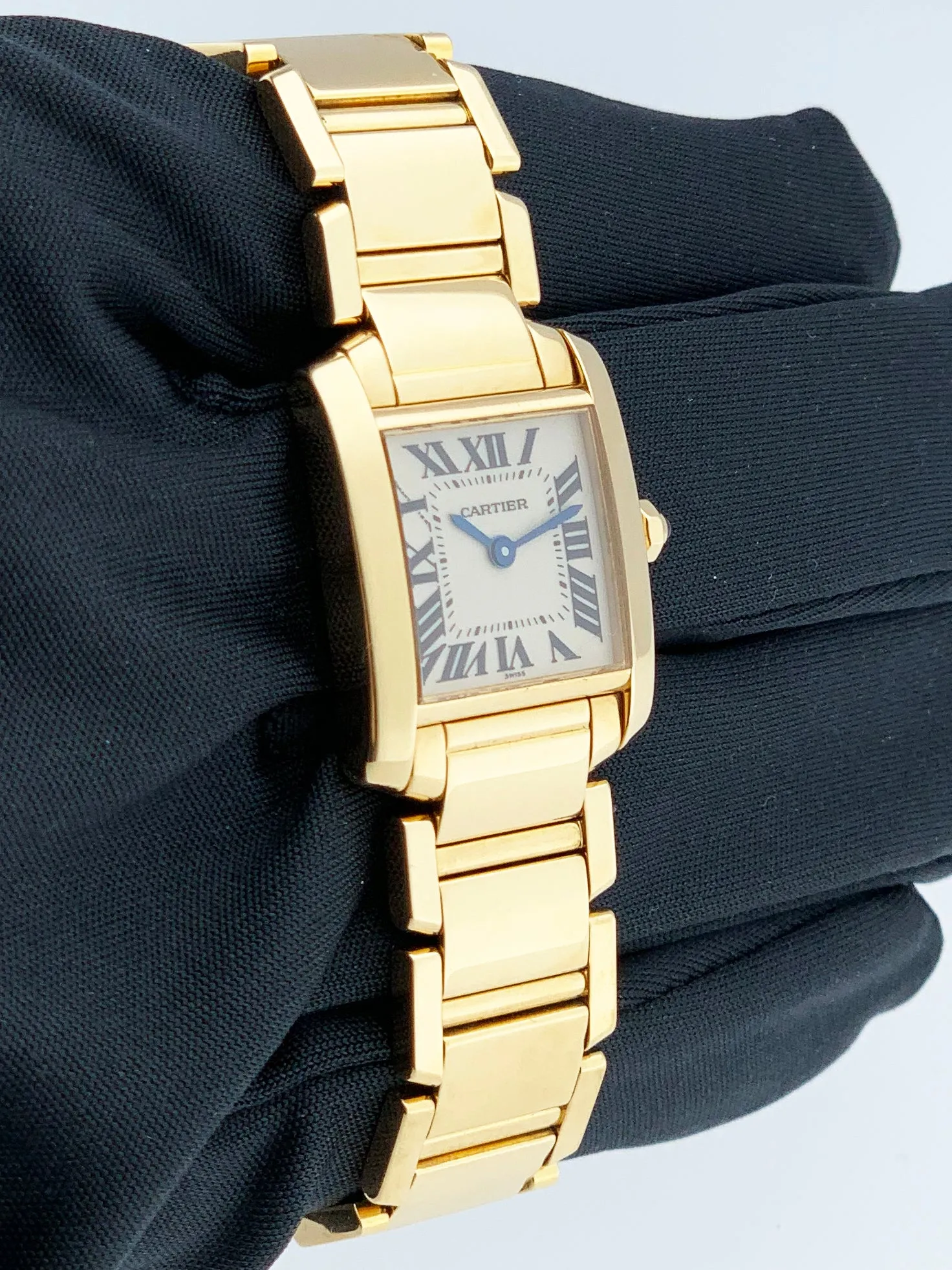 Cartier Tank Francaise 1820 18K Yellow Gold Ladies Watch