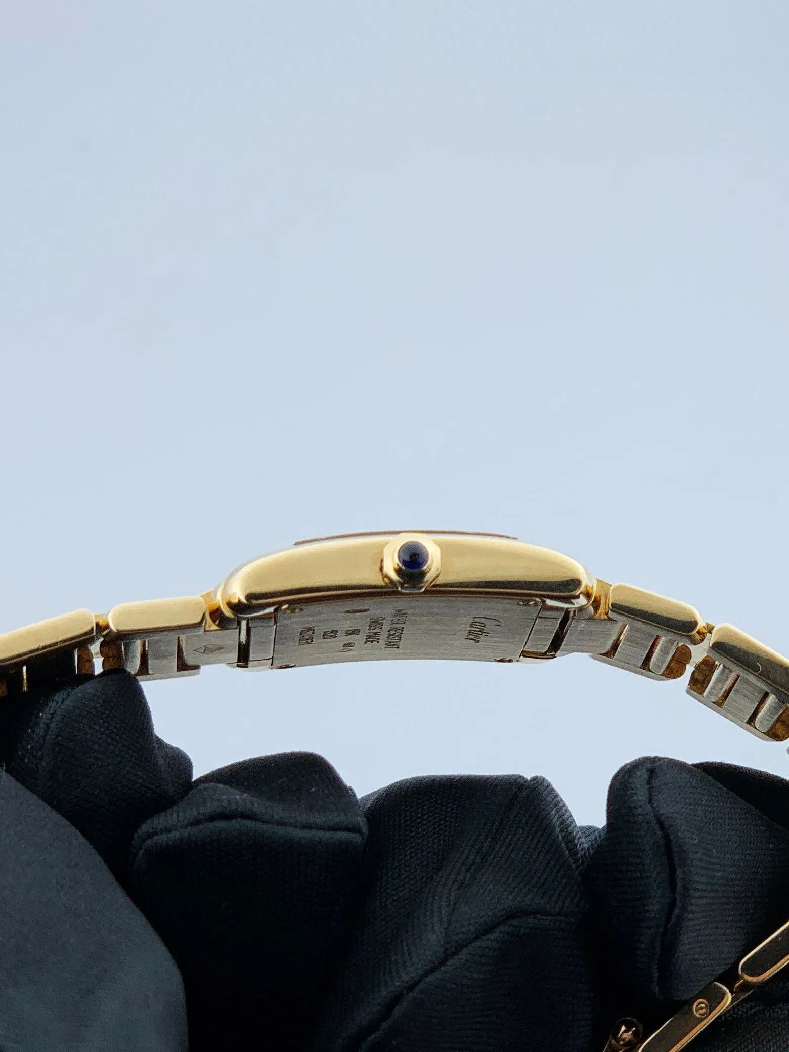 Cartier Tank Francaise 1820 18K Yellow Gold Ladies Watch