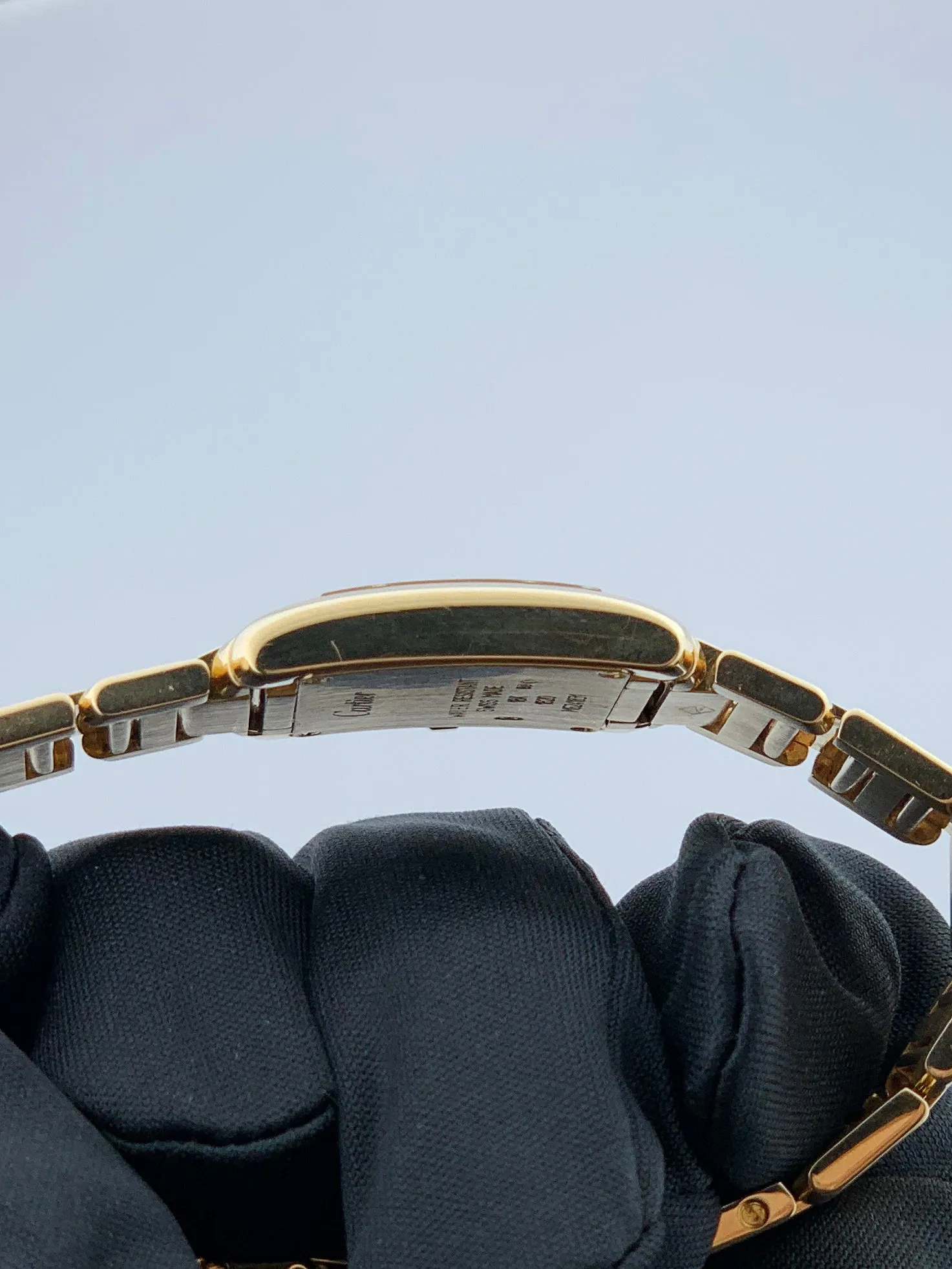 Cartier Tank Francaise 1820 18K Yellow Gold Ladies Watch