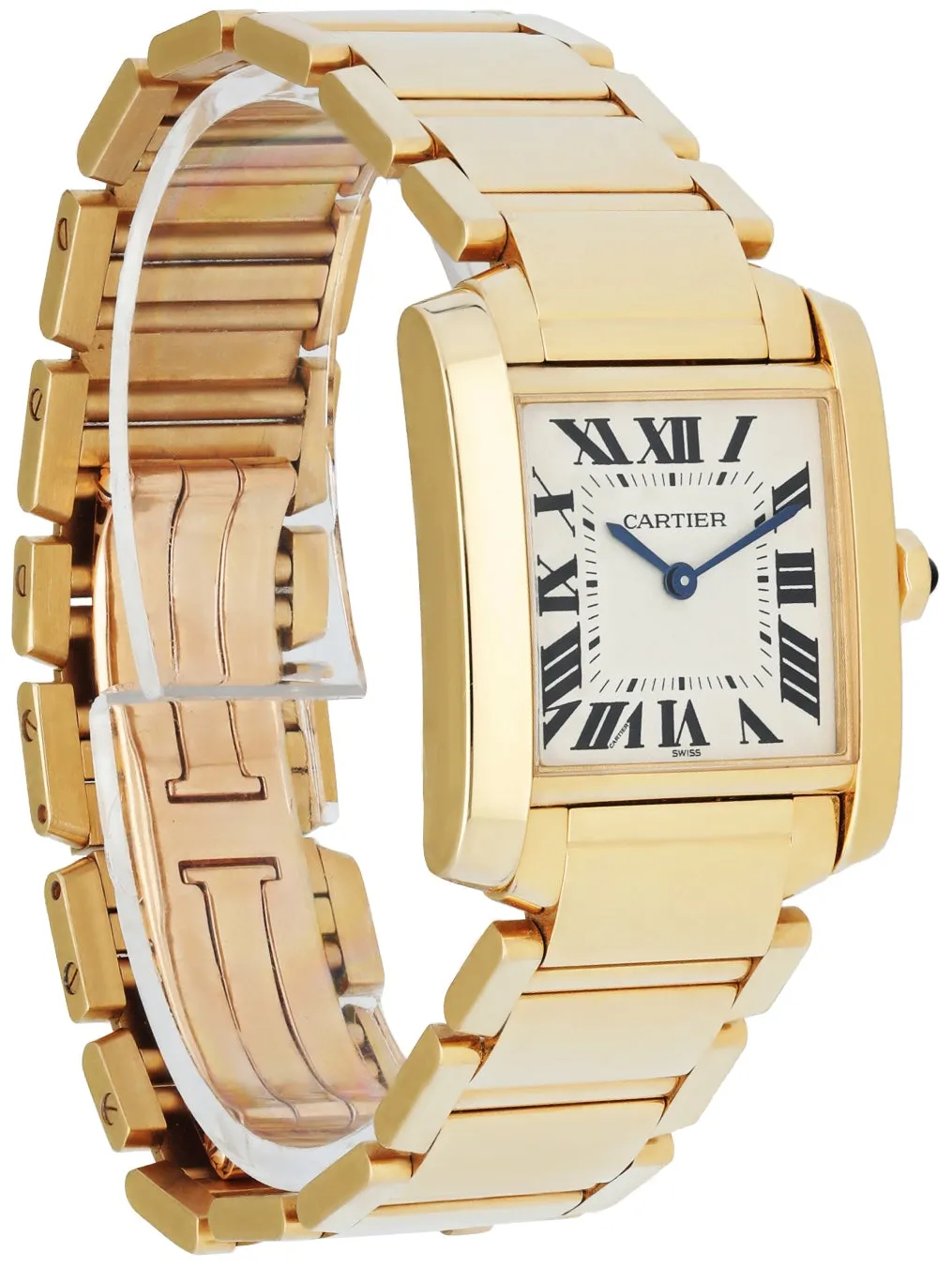 Cartier Tank Francaise 1821 Midsize Ladies Watch Box & Papers