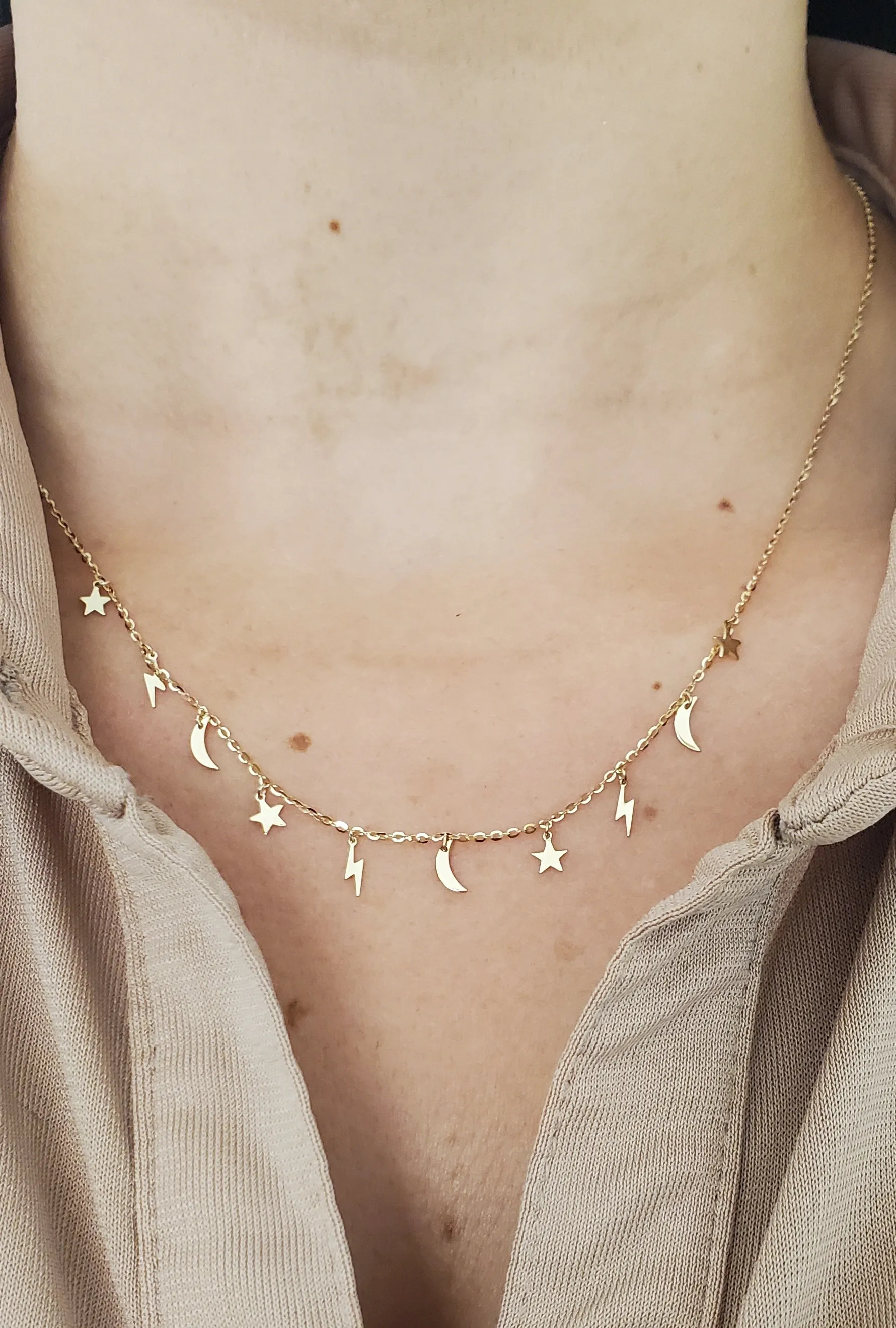 Celestial Charms Choker Necklace