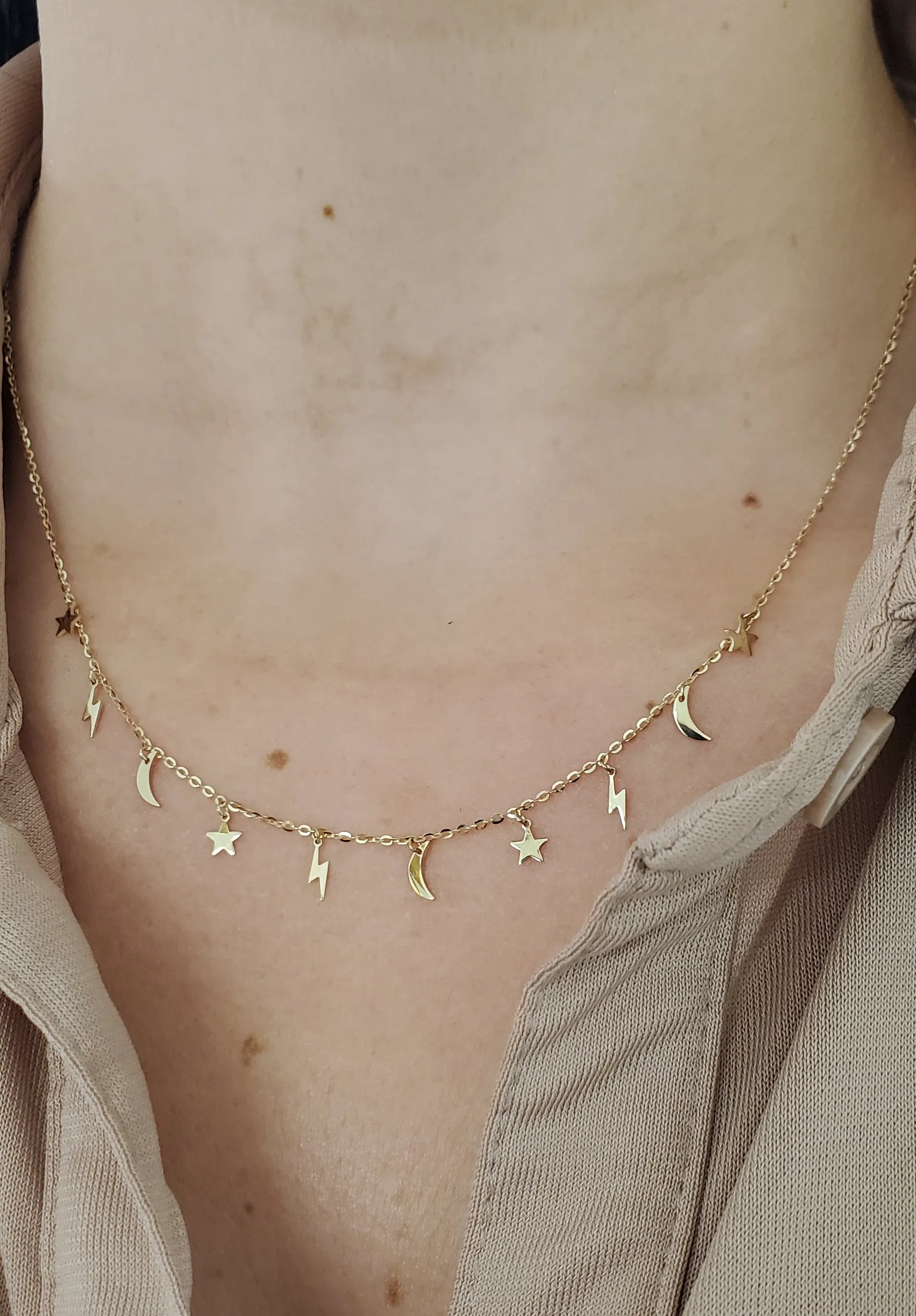 Celestial Charms Choker Necklace