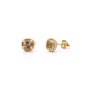 Champagne Tourmaline Bloom Earrings