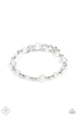 Chicly Celebrity White Paparazzi Bracelet