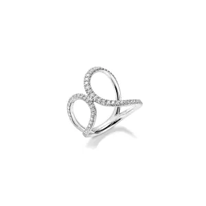 Chips 18K White Gold Diamond Ring