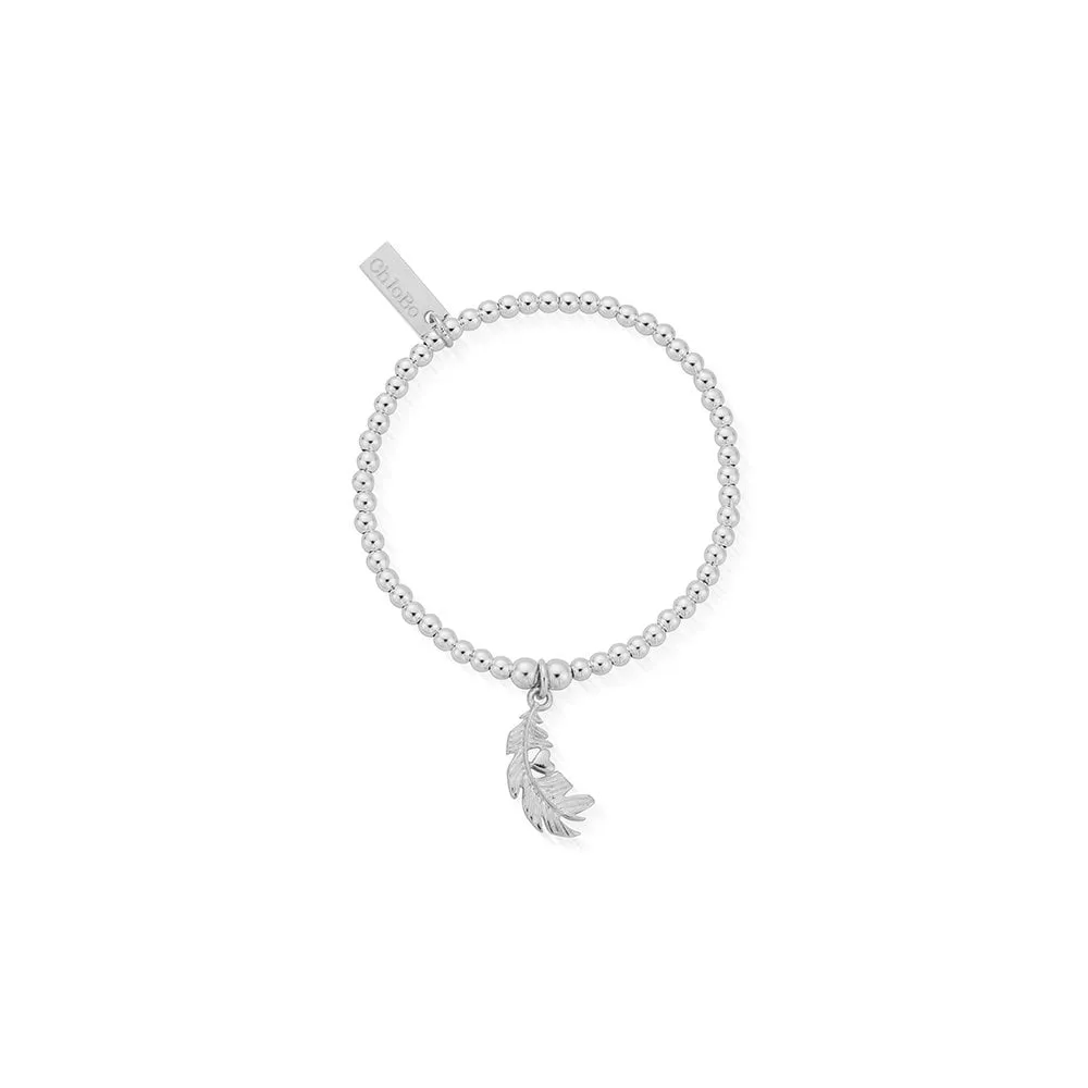 ChloBo Kids Cute Charm Feather Heart Bracelet
