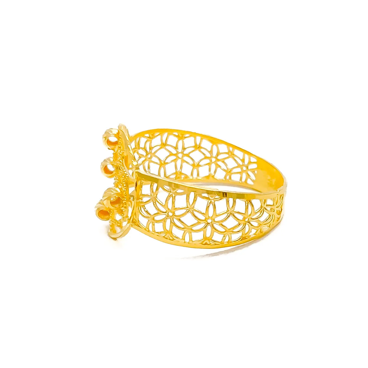 Classic Vintage Oval 22k Gold Ring