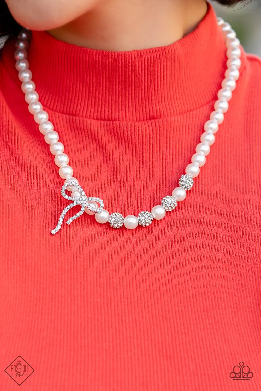 Classy Cadenza - White (Pearl) Necklace (FFA-1222)