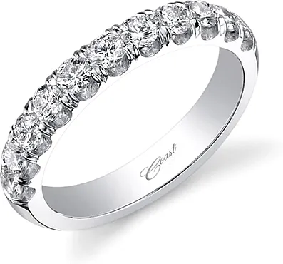 Coast Pave Diamond Wedding Band