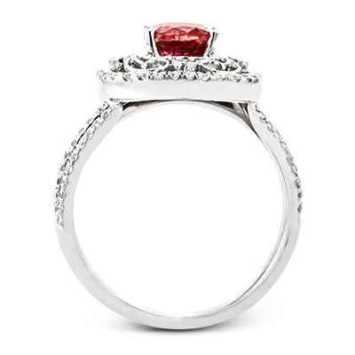 Color Ring in 18k Gold with Diamonds