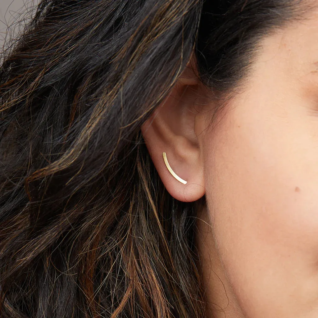 Comet Curve Earrings