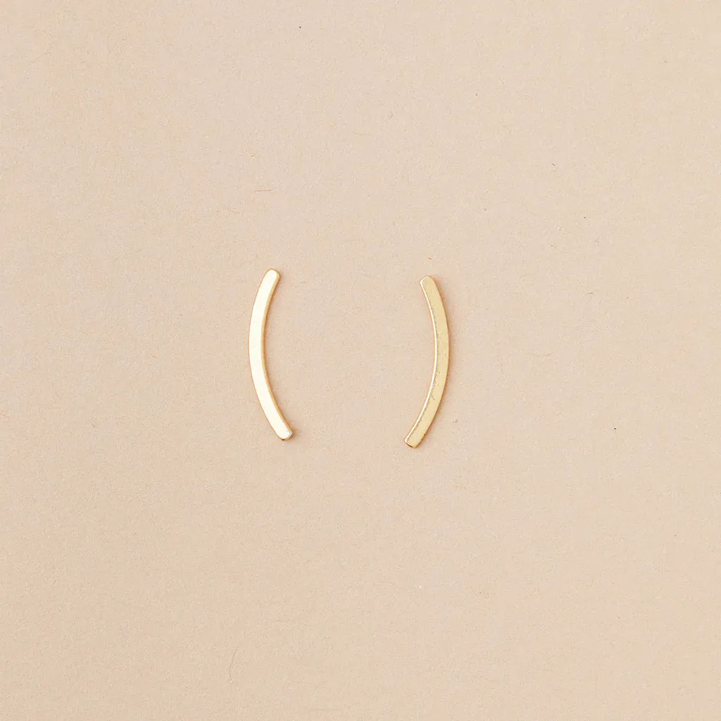 Comet Curve Earrings