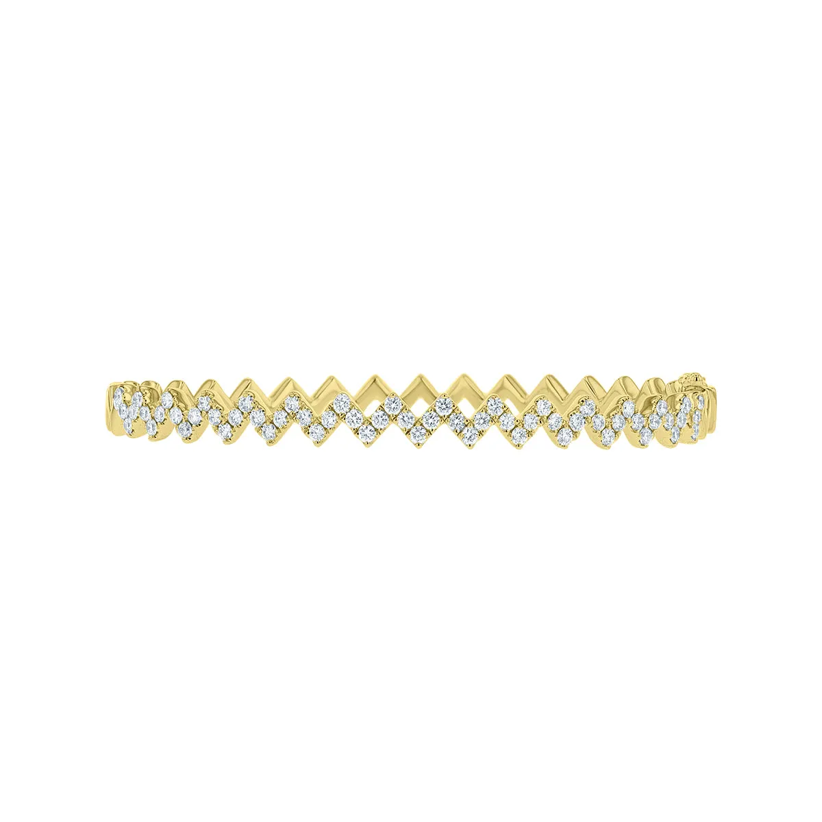 Criss Cross Diamond Bangle