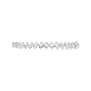 Criss Cross Diamond Bangle