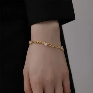 Crystal Chain Bracelet