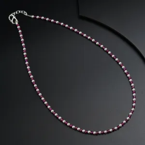 Daily Wear Necklace-Pearls and Rubys