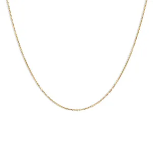 Dainty Cable Chain Necklace 14K