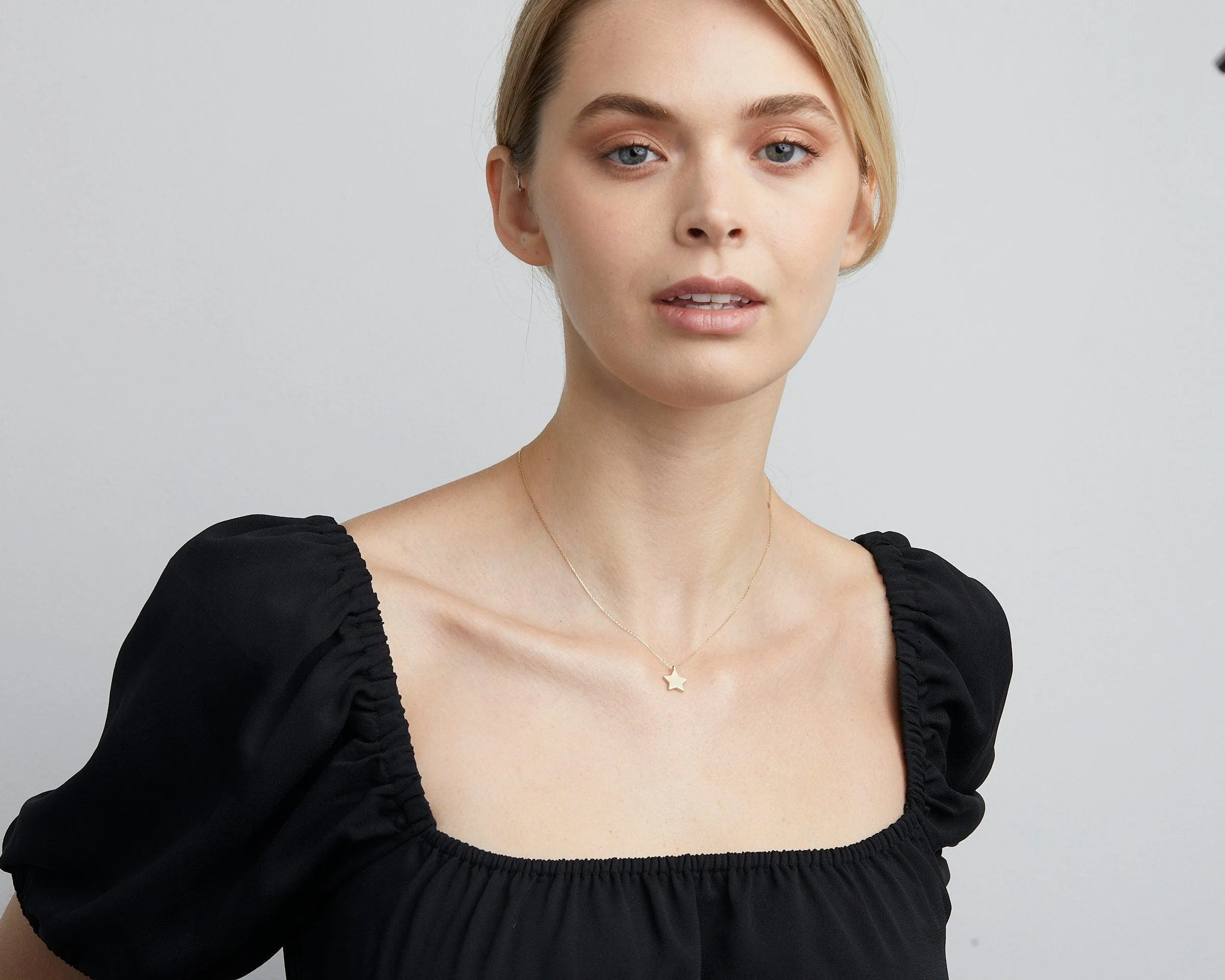 Dainty Star Necklace - 18K Gold Vermeil