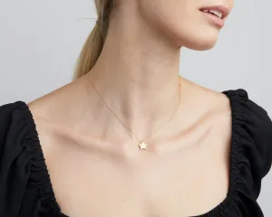Dainty Star Necklace - 18K Gold Vermeil
