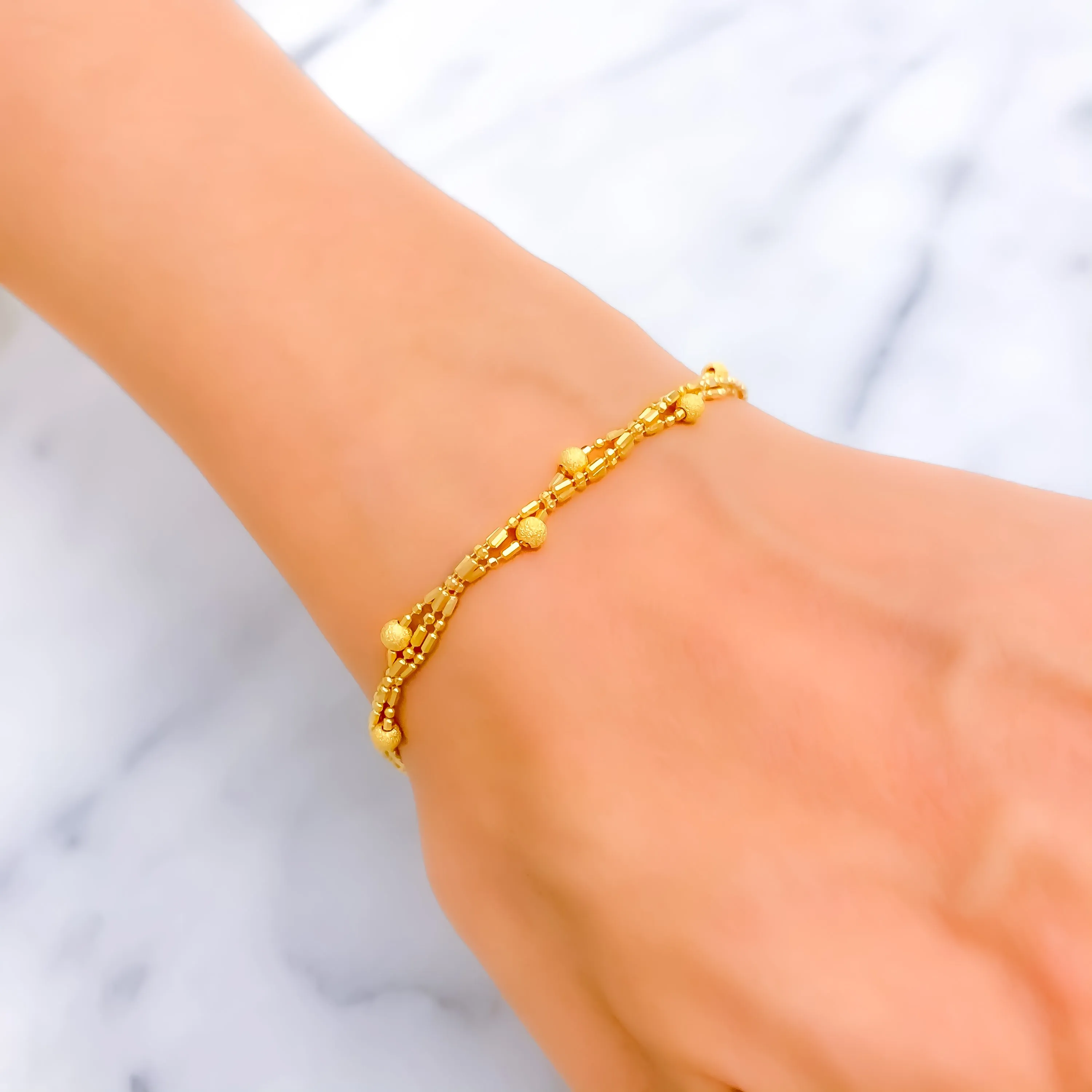 Dazzling Classy 22K Gold Bracelet