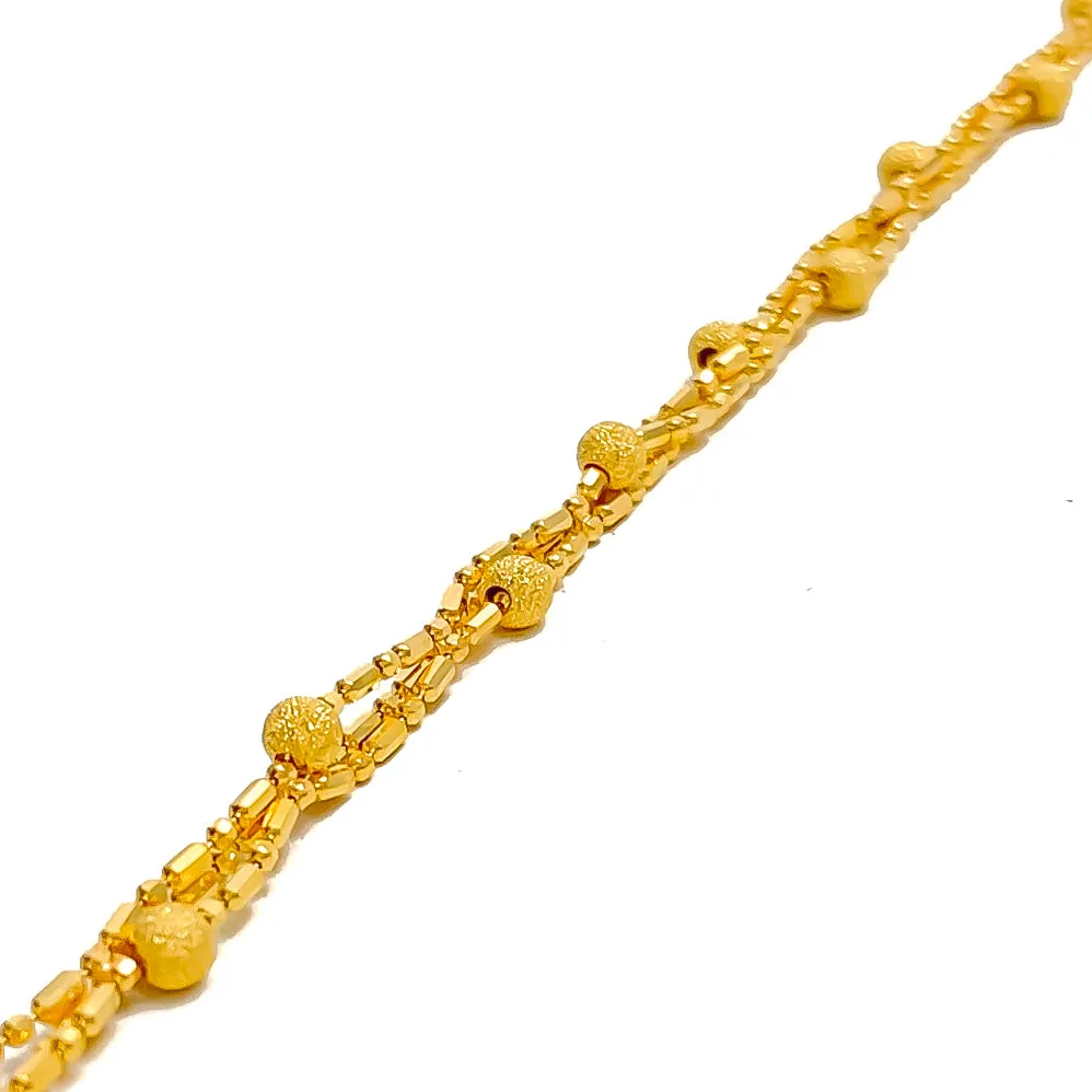 Dazzling Classy 22K Gold Bracelet