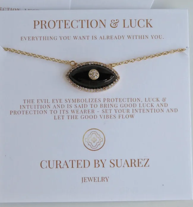 Diamond Evil Eye Necklace