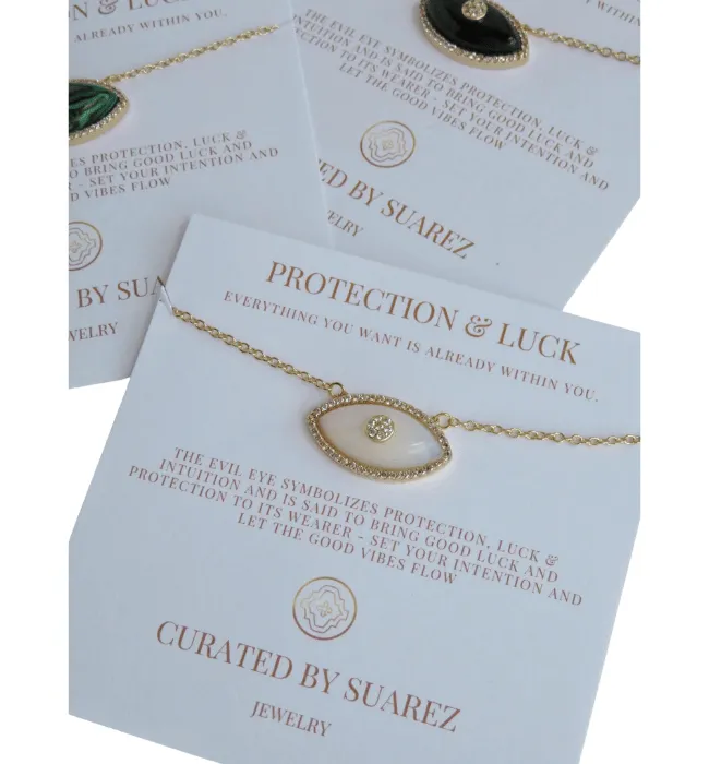 Diamond Evil Eye Necklace