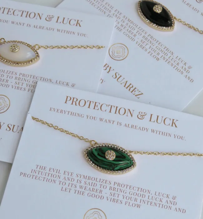 Diamond Evil Eye Necklace