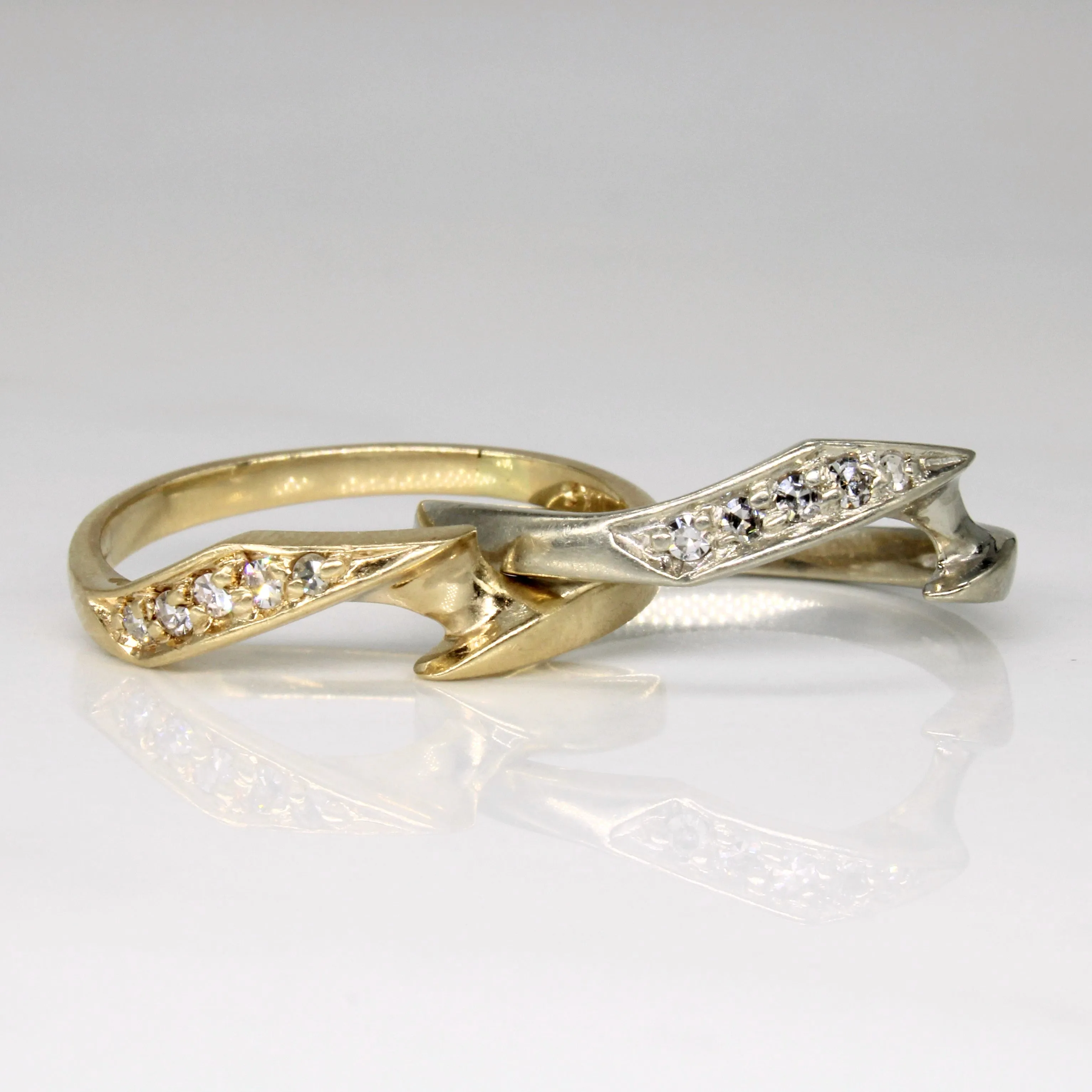 Diamond Interlocked Rings | 0.15ctw | SZ 9.25 |