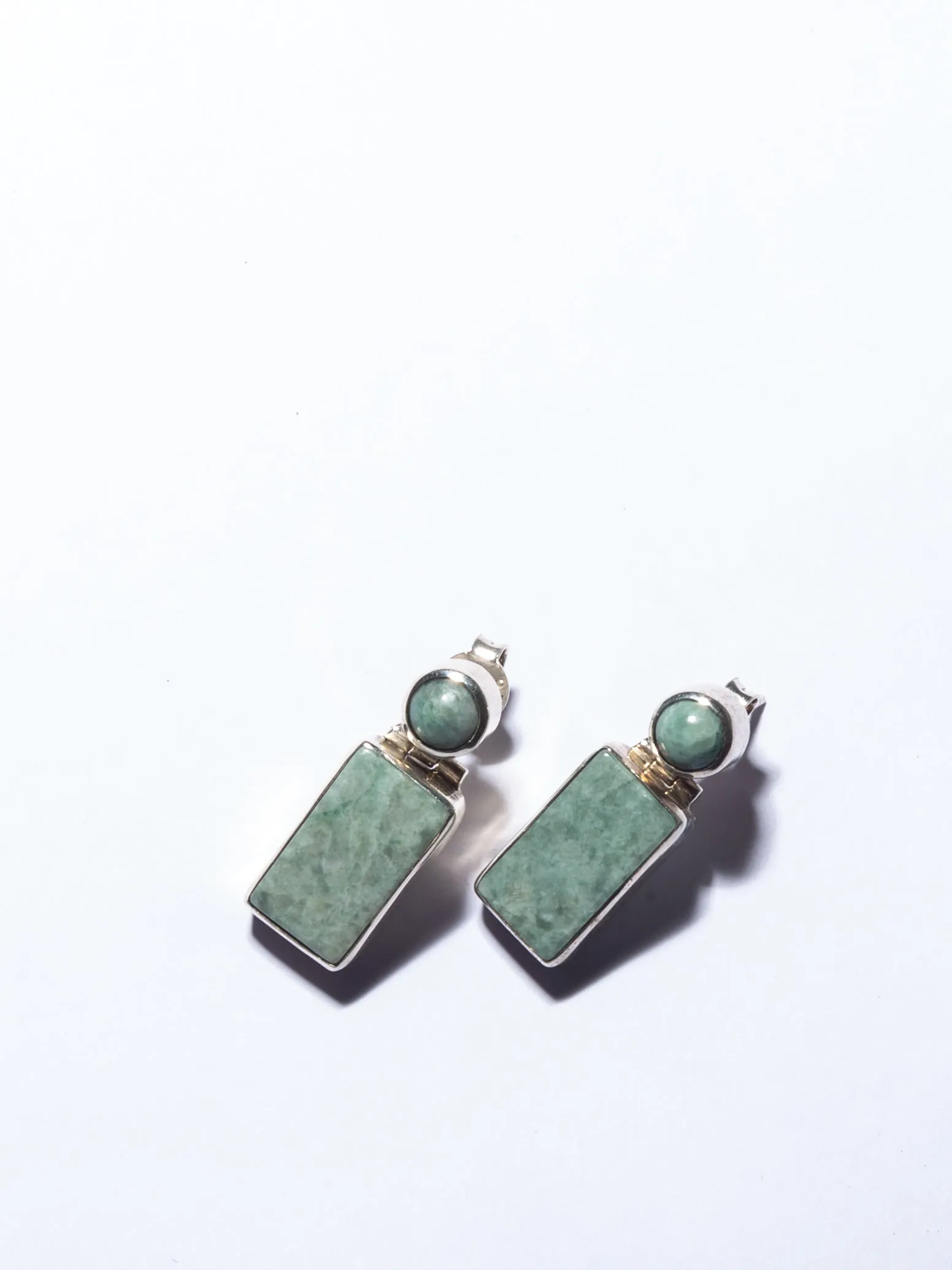 Duality Jadeite Studs