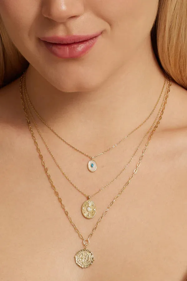 Eklexic Opulent Opal and CZ Necklace