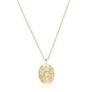 Eklexic Opulent Opal and CZ Necklace