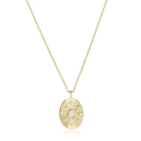 Eklexic Opulent Opal and CZ Necklace