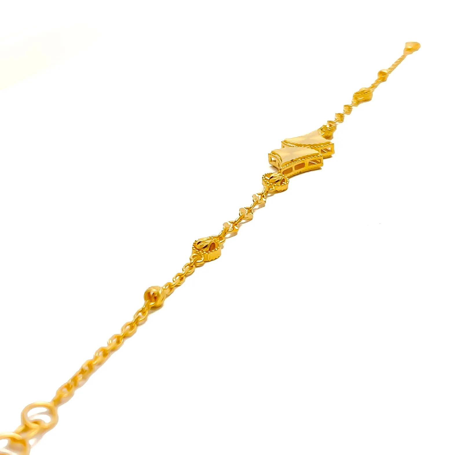 Elegant Attractive 21k Gold Bracelet