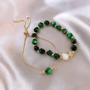 Elegant Green Bracelets