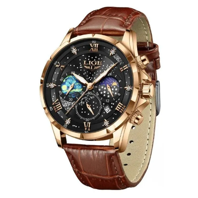 Elegant Moon Phase Watch