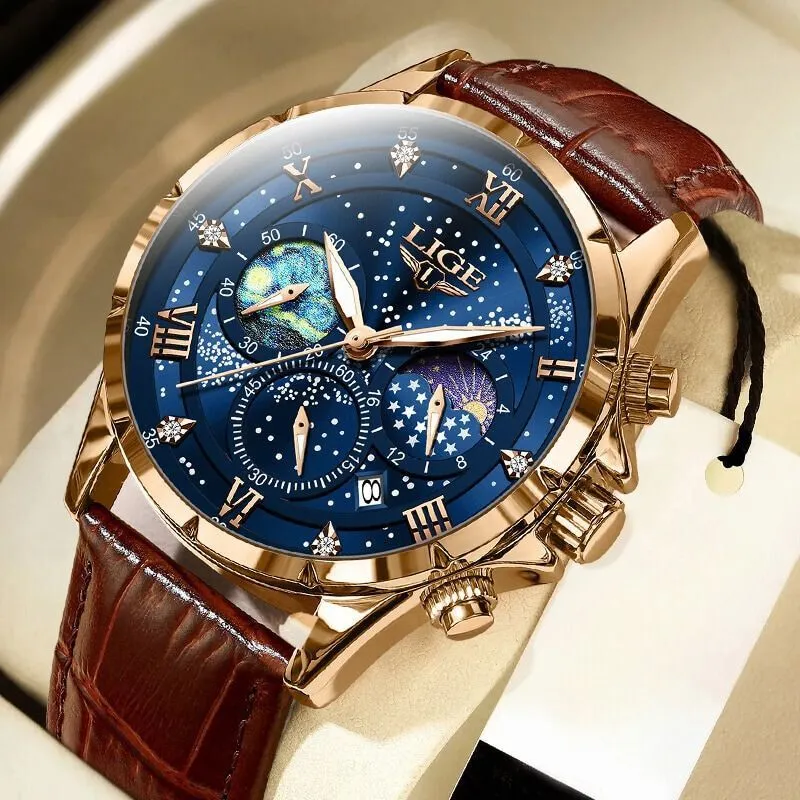 Elegant Moon Phase Watch