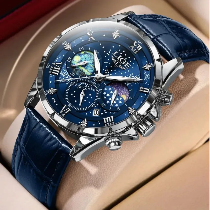 Elegant Moon Phase Watch